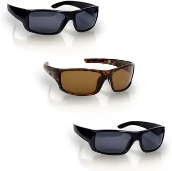Bol.com Hd polar view zonnebril , 2x zwart, 1x bruin - unisex - gepolariseerde zonnebril - met 1x hardcover opberghoesje aanbieding
