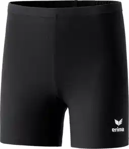Erima verona tight sportshort dames - zwart - maat 38