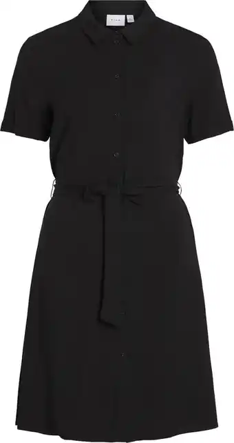 Bol.com Vila vipaya s/s shirt dress/su - noos dames jurk - maat 36 aanbieding