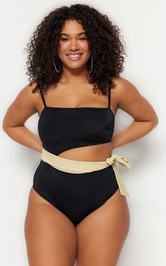 Bol.com Trendyol vrouwen grote maten badpak aanbieding