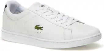 Bol.com Lacoste carnaby evo dames sneakers - wit/zwart - maat 38 aanbieding