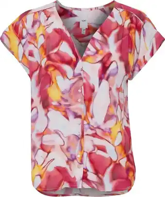 Bol.com Ichi blouse ihpomona ss 20118750 202030 carmine multi color aop dames maat - w38 aanbieding