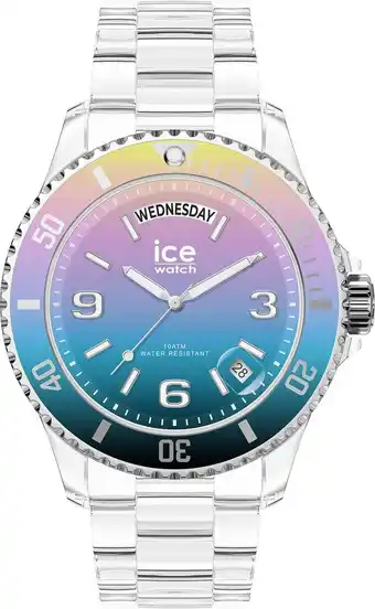 Bol.com Ice-watch iw021434 ice clear sunset dames horloge aanbieding