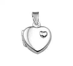 Bol.com Glams medaillon hart - zilver aanbieding