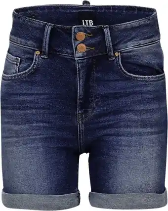 Bol.com Ltb jeans becky x dames shorts - donkerblauw - xs (34) aanbieding