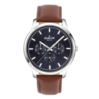 Bol.com Marlow miller chronograaf horloge met leren band aanbieding