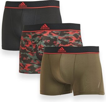 Bol.com Adidas sport trunk (3pk) heren onderbroek - maat s aanbieding