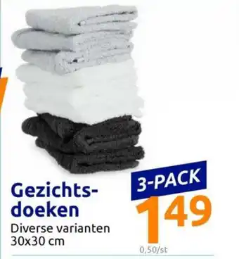 Gezichts- doeken 30 x 30 cm