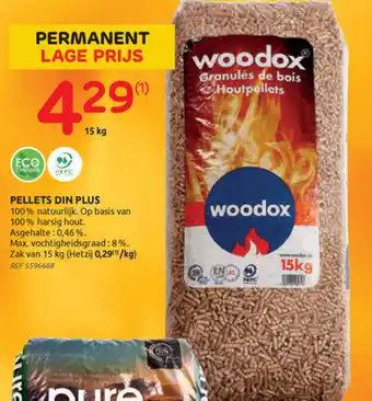 Brico Pellets din plus 15kg aanbieding
