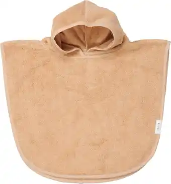 Koeka baby badponcho 74/80 luz - katoen - perzik roze