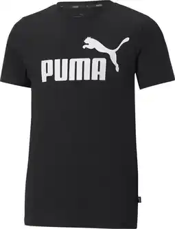 Bol.com Puma t-shirt - unisex - zwart/wit aanbieding