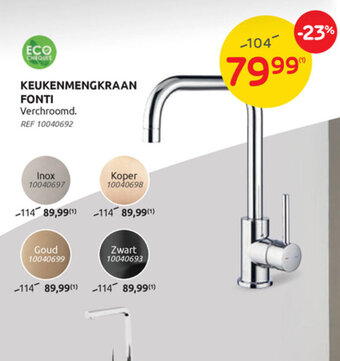 Brico Keukenmengkraan fonti aanbieding