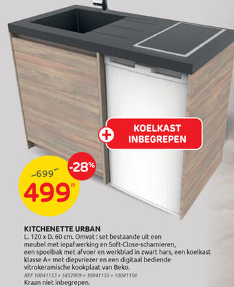 Brico Kitchenette urban aanbieding
