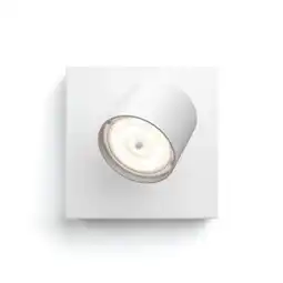 Bol.com Philips star opbouwspot - 1-lichts - wit aanbieding