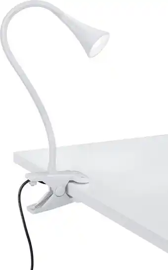 Reality, klemlamp, viper incl. 1 x led,smd,3,0 watt,3000k,260 lm. kunststof, wit, armatuur: kunststof, wit l:6,2cm, h:35,0cm,
