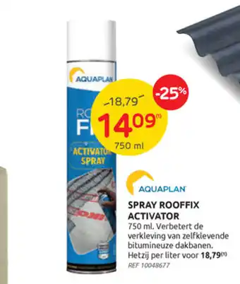 Brico Aquaplan spray rooffix activator 750ml aanbieding