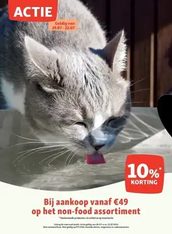 Op het non-food assortiment