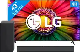 Coolblue Lg 43ur80006lj (2023) + soundbar aanbieding