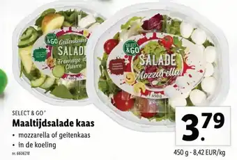 Lidl Maaltijdsalade kaas 450g aanbieding