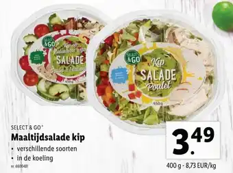 Lidl Maaltijdsalade kip 400g aanbieding