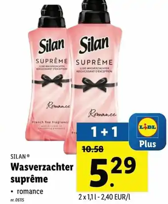 Lidl Wasverzachter supreme 1.1l aanbieding