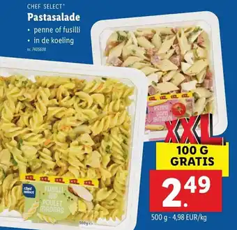 Lidl Pastasalade 500g aanbieding