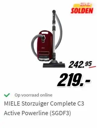 MIELE Storzuiger Complete C3 Active Powerline (SGDF3)