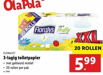 Lidl 3-lagig toiletpapier aanbieding