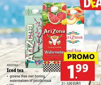 Lidl Iced tea 2l aanbieding