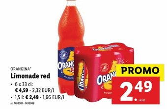 Lidl Limonade red aanbieding