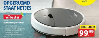 Lidl Vileda Robotstofzuiger VR One aanbieding