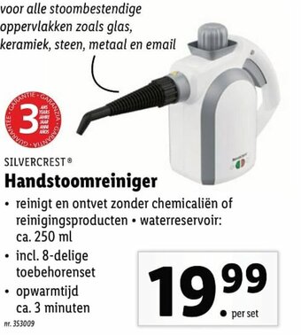 Lidl Silvercrest Handstoomreiniger aanbieding