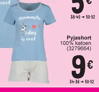 Cora Pyjashort 100% katoen (3279664) aanbieding