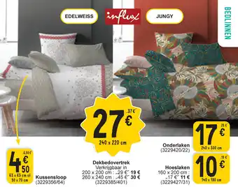 Cora Dekbedovertrek (3229385/401) 240x220cm aanbieding