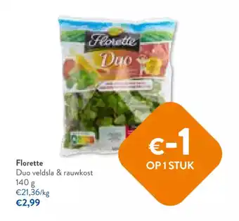 OKay Florette Duo veldsla & rauwkost 140g aanbieding