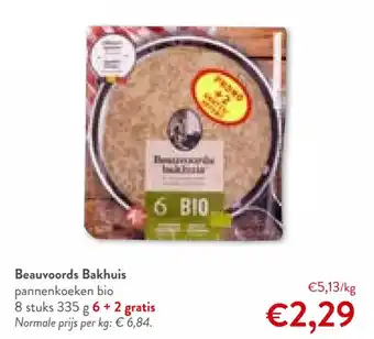 OKay Beauvoords Bakhuis pannenkoeken bio 8 stuks 335 g aanbieding