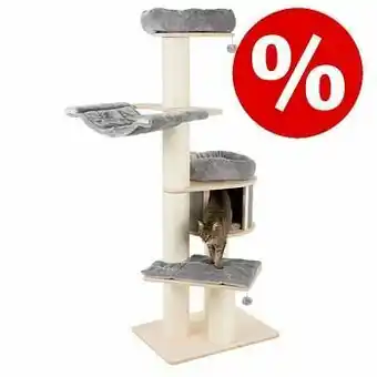 Zooplus Natural Paradise Premium Edition XL Krabpaal Lichtgrijs aanbieding