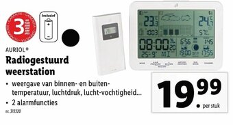 Lidl Radiogestuurd weerstation aanbieding