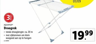 Lidl Droogrek aanbieding