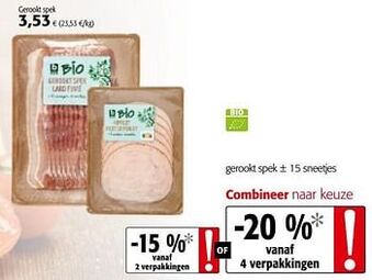 Colruyt Gerookt spek aanbieding