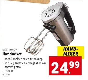 Lidl MASTERPRO® Handmixer 300W aanbieding