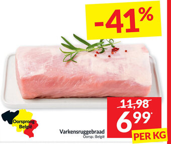 Intermarché Varkensruggebraad aanbieding