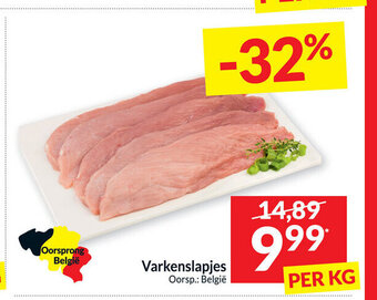 Intermarché Varkenslapjes per kg aanbieding