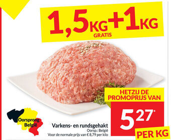 Intermarché Varkens- en rundsgehakt aanbieding