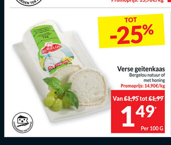 Intermarché Verse geitenkaas aanbieding