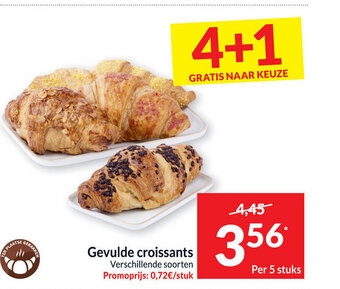 Intermarché Gevulde croissants aanbieding