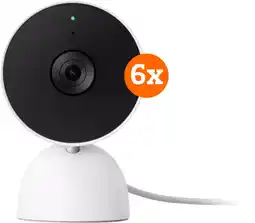 Coolblue Google nest cam indoor wired 6-pack aanbieding