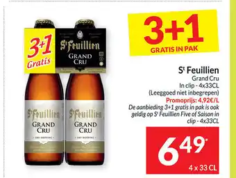 Intermarché St Feuillien Grand Cru aanbieding