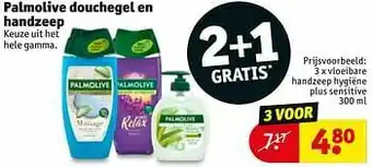 Kruidvat Vloeibare handzeep hygiëne plus sensitive aanbieding