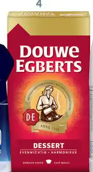 Intermarché Douwe egberts dessert gemalen koffie 500g aanbieding